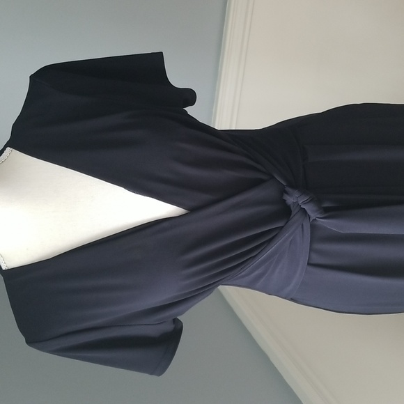 NWT TAHARI TRISH FAUX WRAP TIE DRESS - Picture 3 of 10